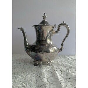 Towle Silverplated Coffee Tea Pot Victorian Silverplated 9.5" Hollowware